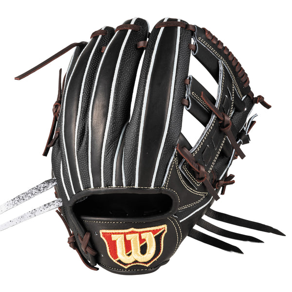 軟式用 Wilson Staff DUAL 内野手用 D5型 - ブラックSS by Wilson