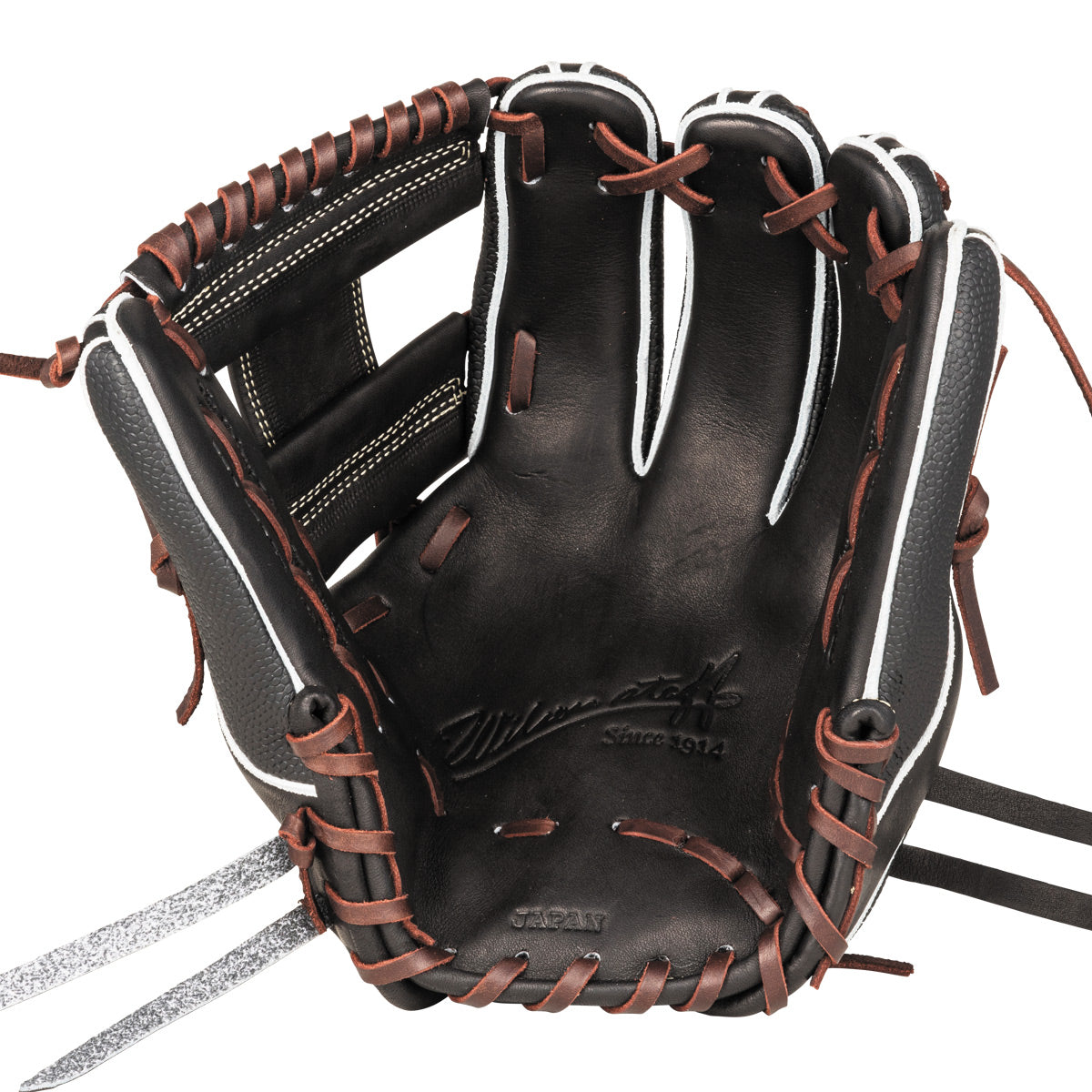 軟式用 Wilson Staff DUAL 内野手用 86型  -  ブラックSS