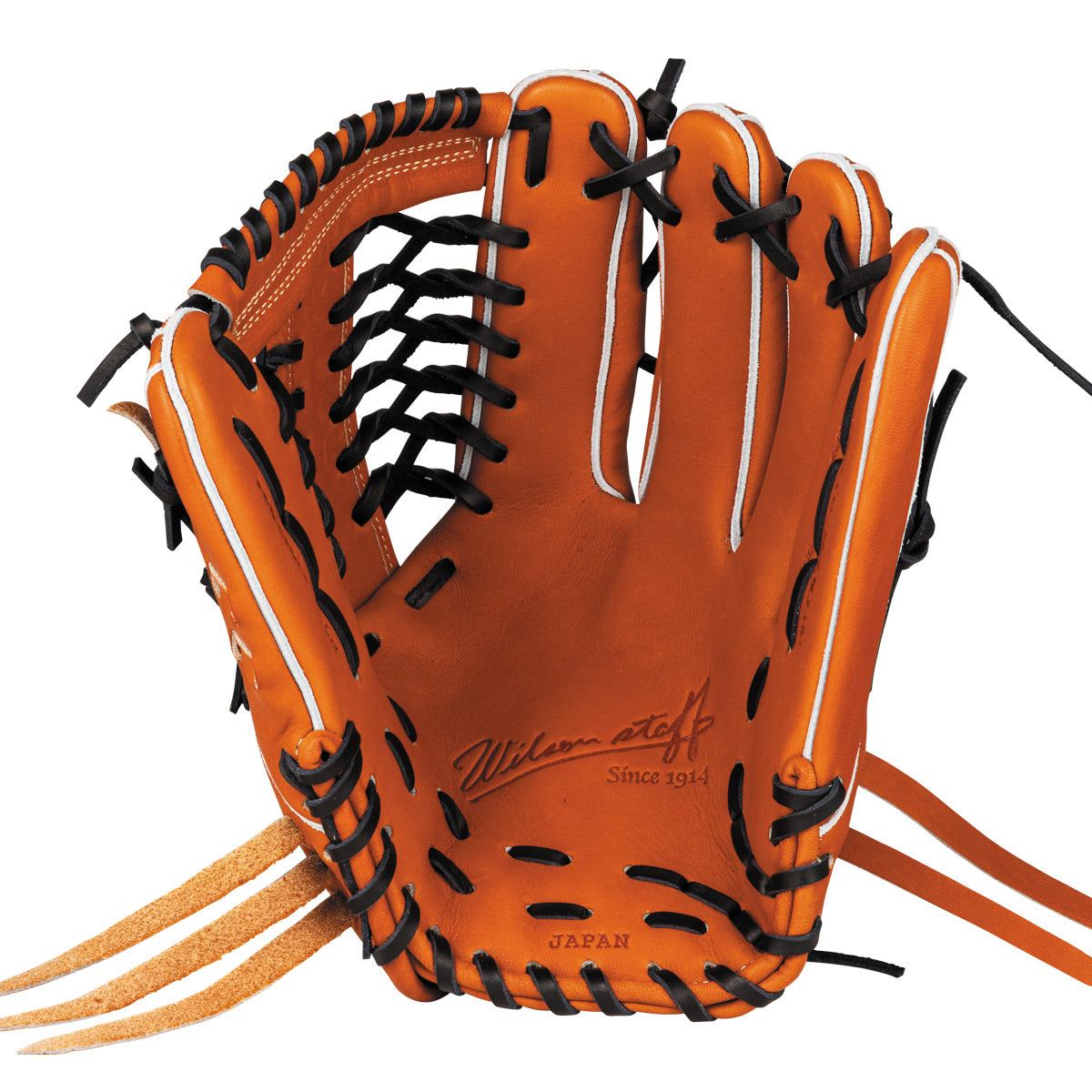軟式用 Wilson Staff DUAL 外野手用 D8S型  -  Tオレンジ