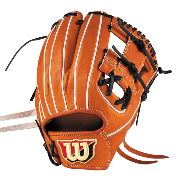 硬式用 Wilson Staff DUAL 内野手用 DS型 - Tオレンジ by Wilson Japan