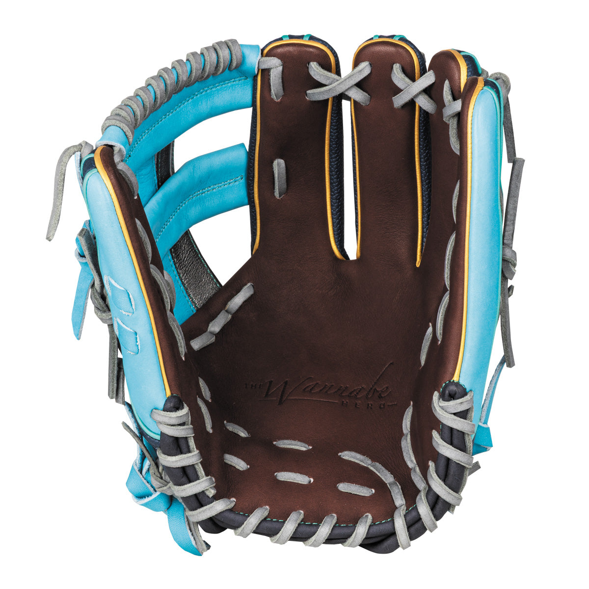 Wilson WannabeHero デュアル 一般用 Wannabe Hero DUAL ユーティリティ用 DU - Dブラウン×ネイビー