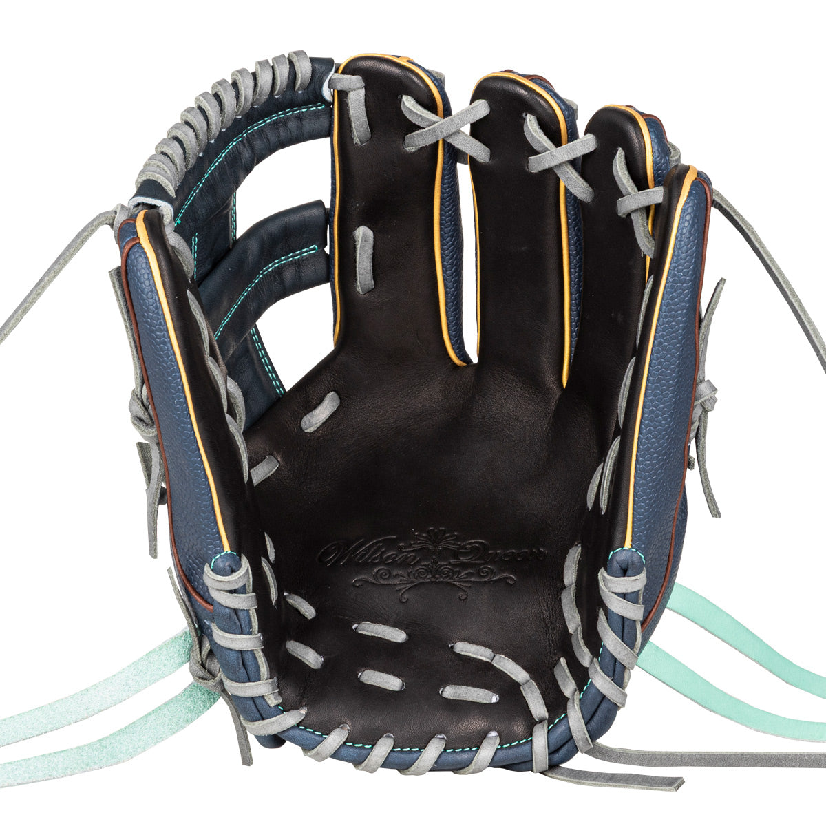 女子ソフトボール用 Wilson Queen DUAL 内野手用 D5 - ブラック