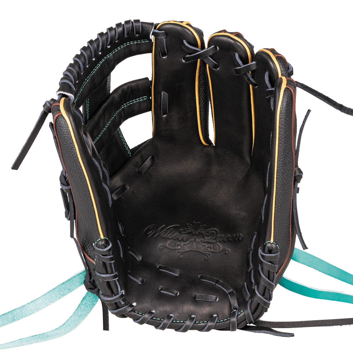 女子ソフトボール用 Wilson Queen DUAL 内野手用 D5 - ブラック