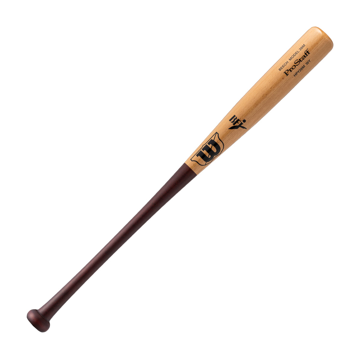 Pro Staff ビーチ 硬式用木製 (26M型) - ナチュラル×赤褐色
