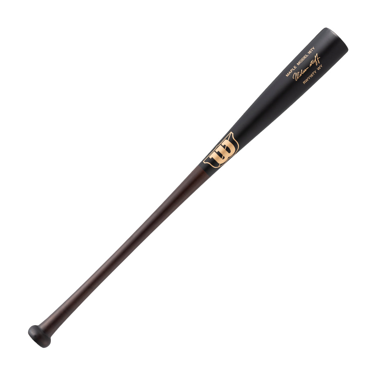 Wilson Staff メープル 少年軟式用木製(16T-Y型) - ブラック×ダーク