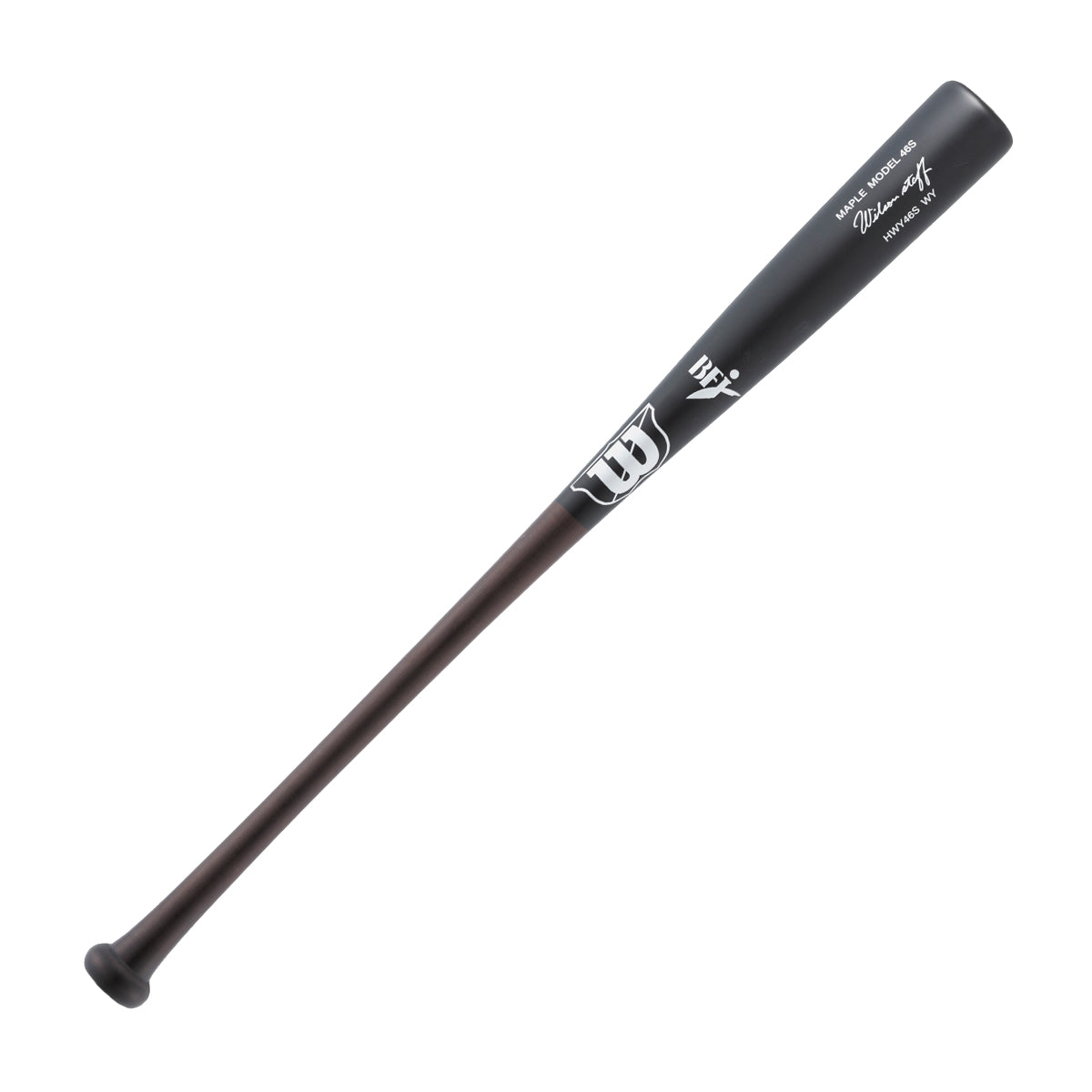 Wilson Staff メープル 硬式用木製 高密度(46S型) - ブラック×ダークブラウン