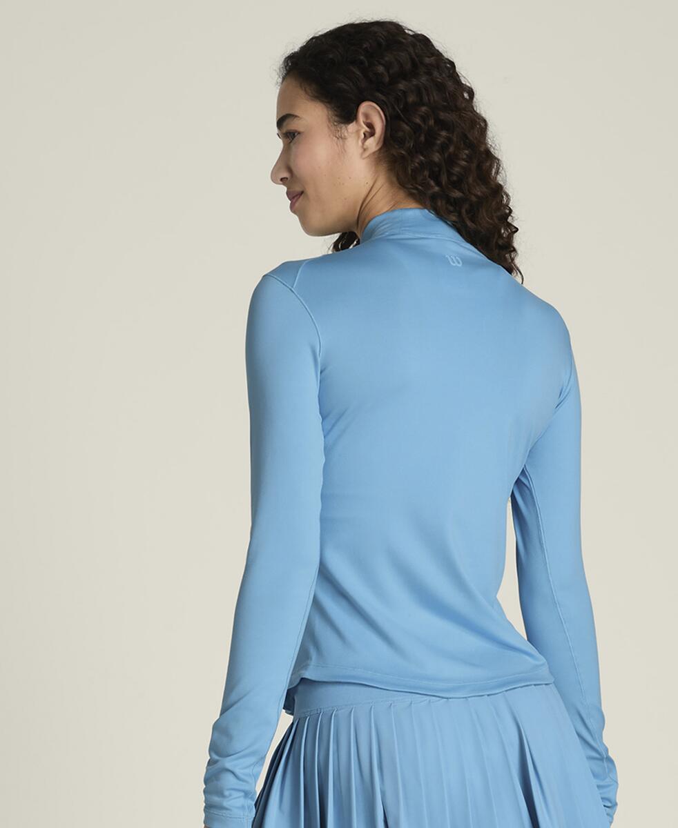 オールデイモックネック-ブルー