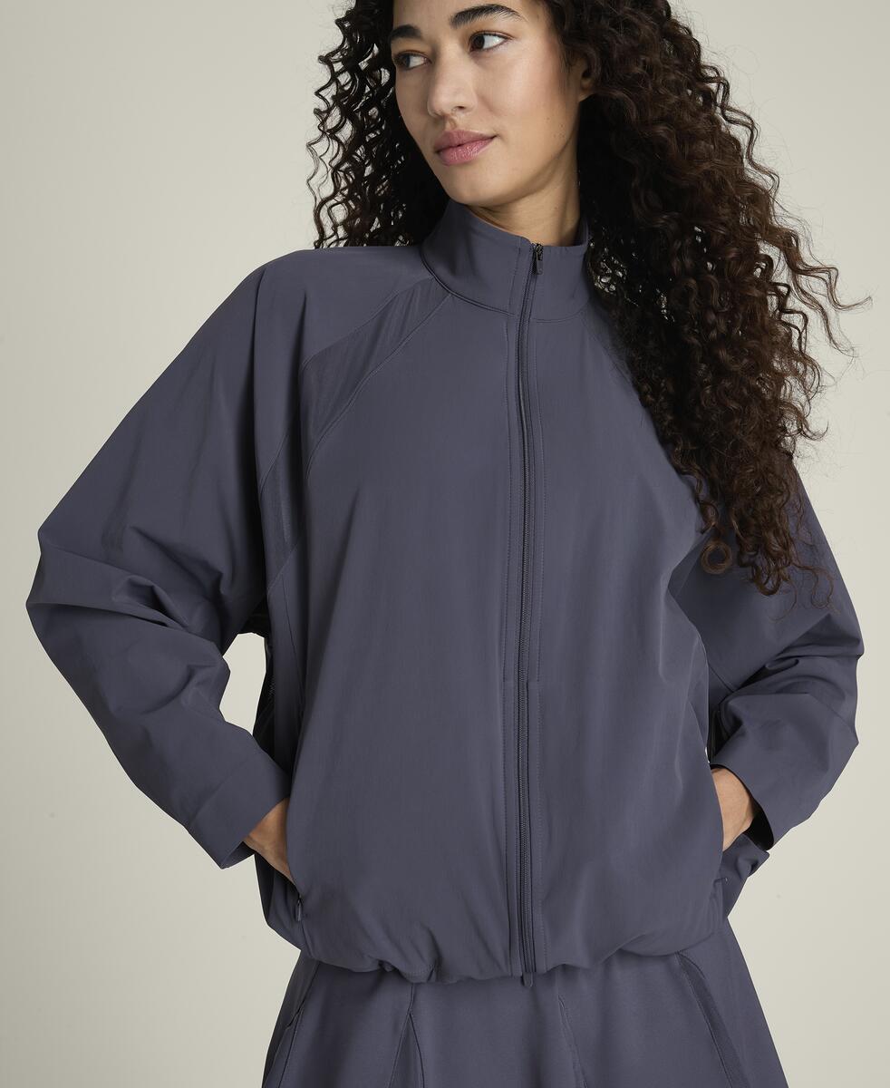 デイリートラックジャケット  - グレー