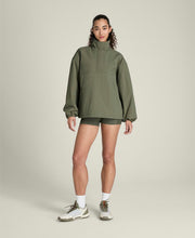 ナイロンライナードポップオーバー - グリーン