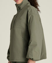 ナイロンライナードポップオーバー - グリーン