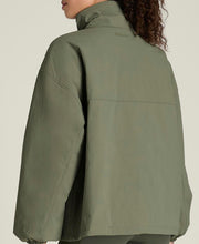 ナイロンライナードポップオーバー - グリーン