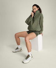 ナイロンライナードポップオーバー - グリーン