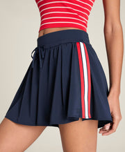 Pleated Skirt Short Classic Navy