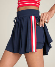 Pleated Skirt Short Classic Navy