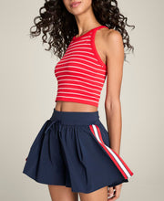 Pleated Skirt Short Classic Navy
