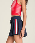 Pleated Skirt Short Classic Navy