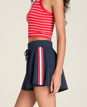 Pleated Skirt Short Classic Navy