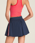 Pleated Skirt Short Classic Navy