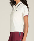 Crop Classic Polo White