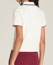 Crop Classic Polo White