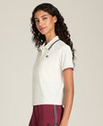 Crop Classic Polo White