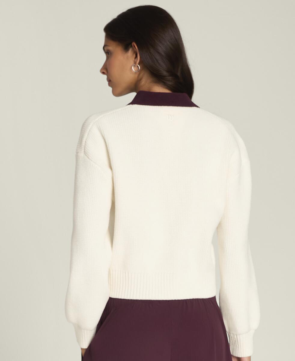 Half Zip セーター ポロ