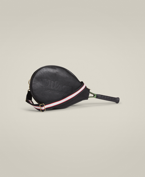 レザー ラケットカバー - ブラック by Wilson Japan Sportswear