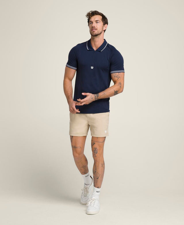 テニス ボレー ショートパンツ 6インチ  -  サファリ