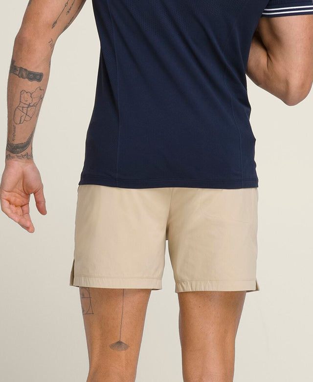 テニス ボレー ショートパンツ 6インチ  -  サファリ