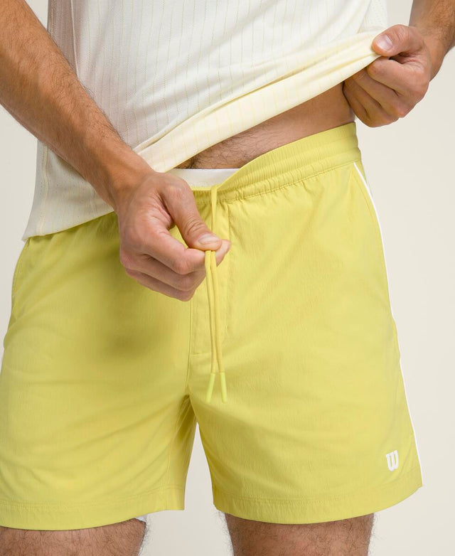 テニス ボレー ショートパンツ 6インチ アカシア
