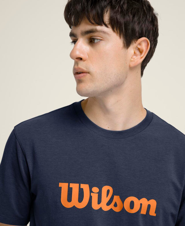 イージーストリート Tシャツ - クラシックネイビー／オレンジ