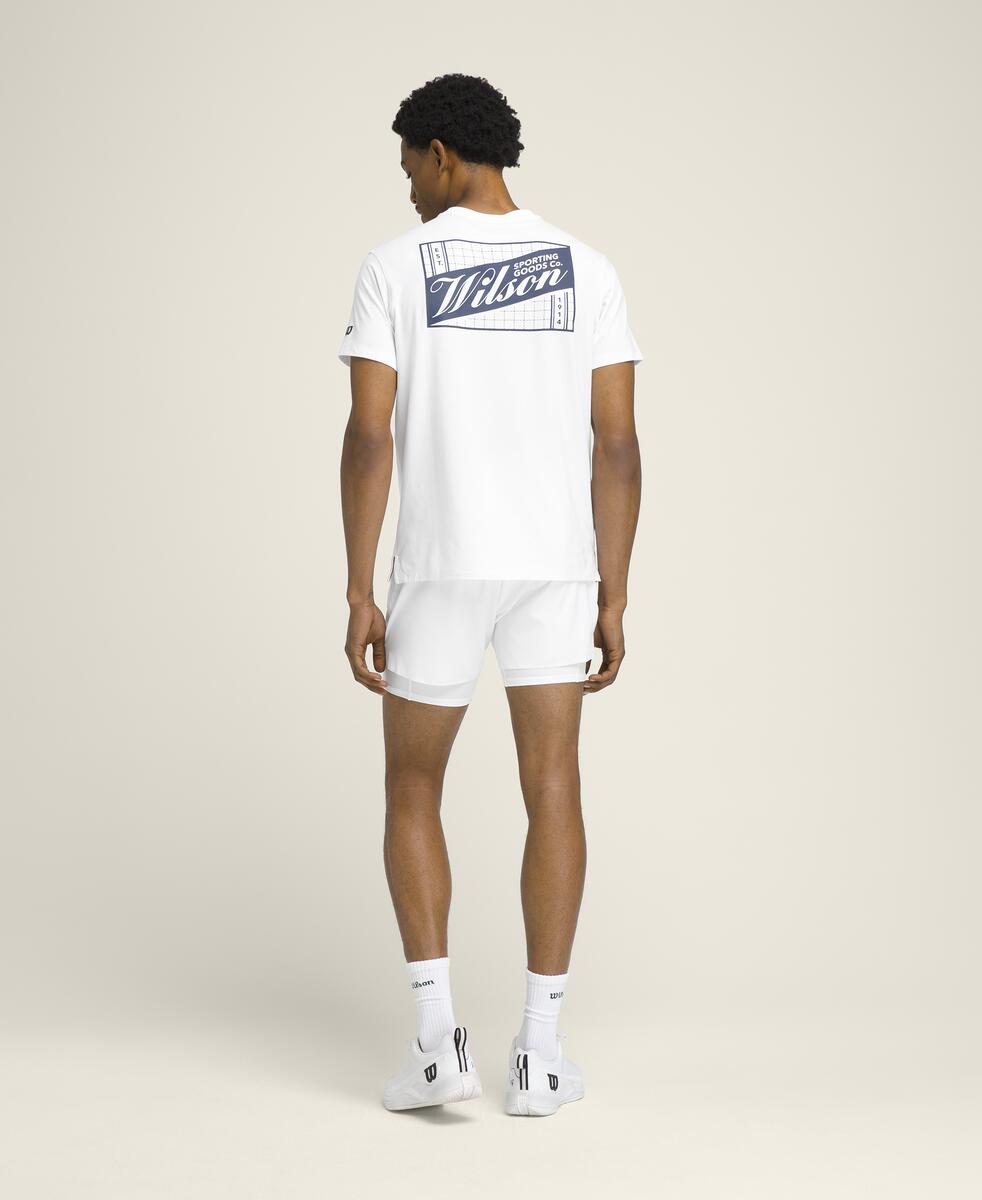 イージーストリート Tシャツ - ホワイト／クラシックネイビー