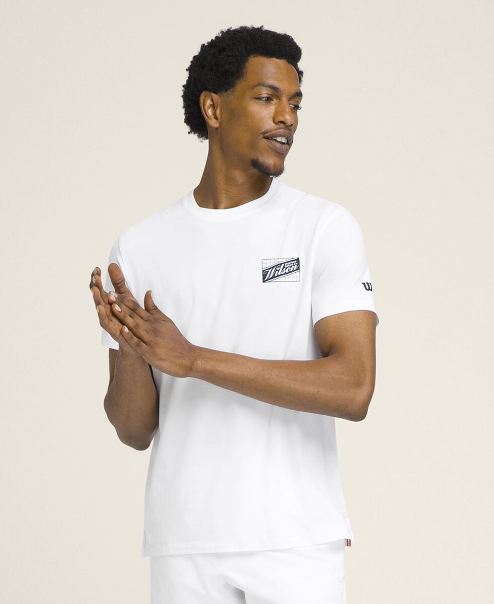 イージーストリート Tシャツ - ホワイト／クラシックネイビー