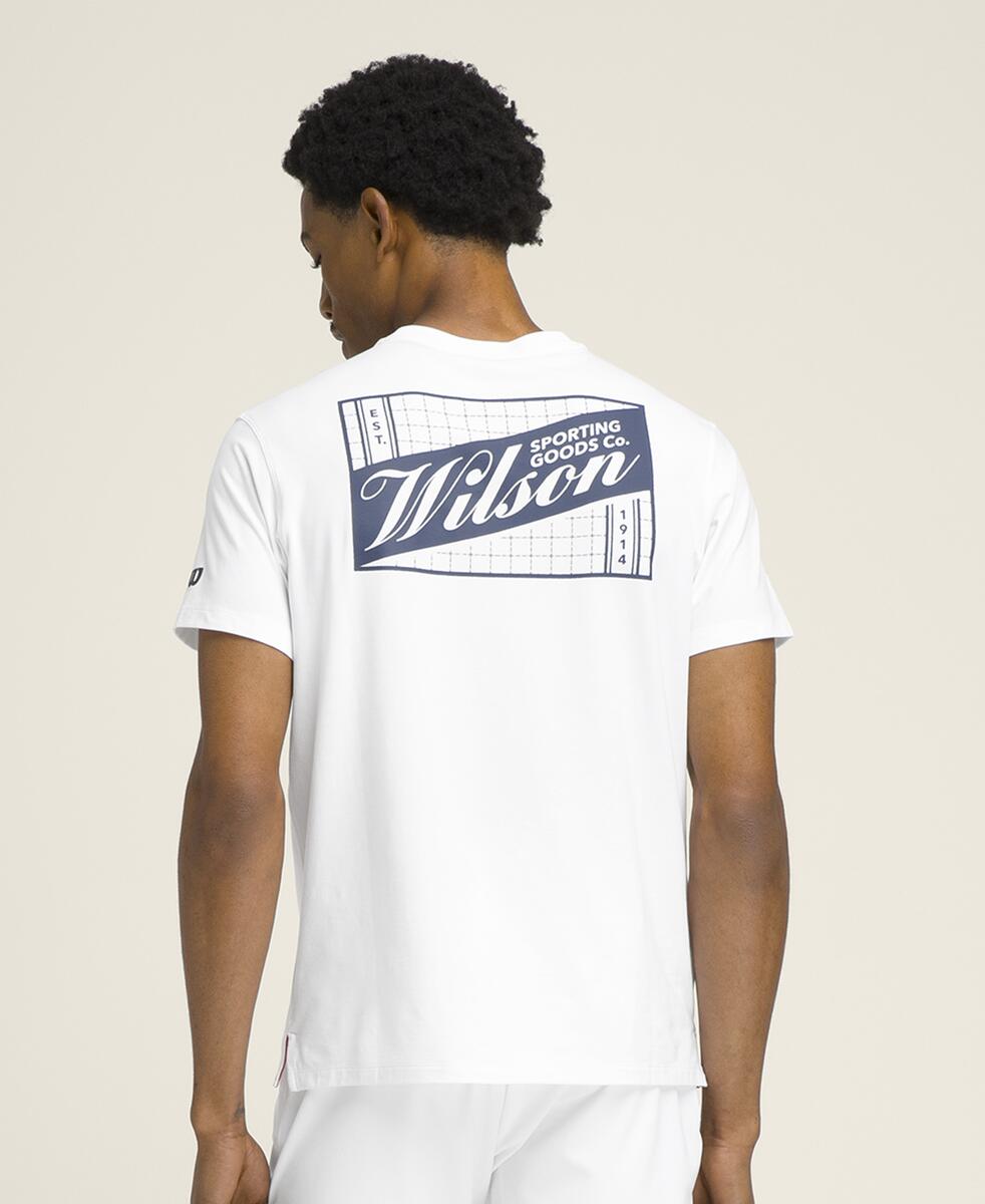 イージーストリート Tシャツ - ホワイト／クラシックネイビー
