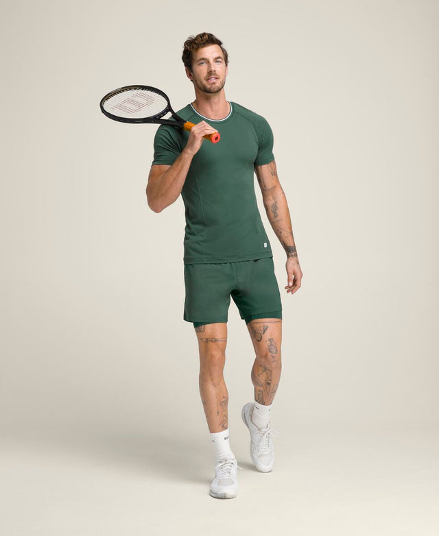 ダブルデイ ショートパンツ 7インチ  -  シカモア