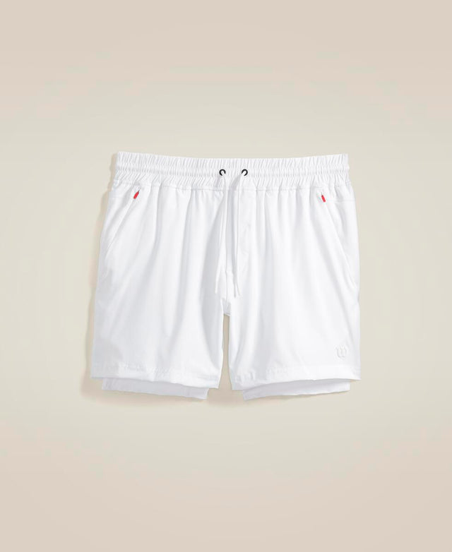 ダブルデイ ショートパンツ 7インチ  -  ホワイト