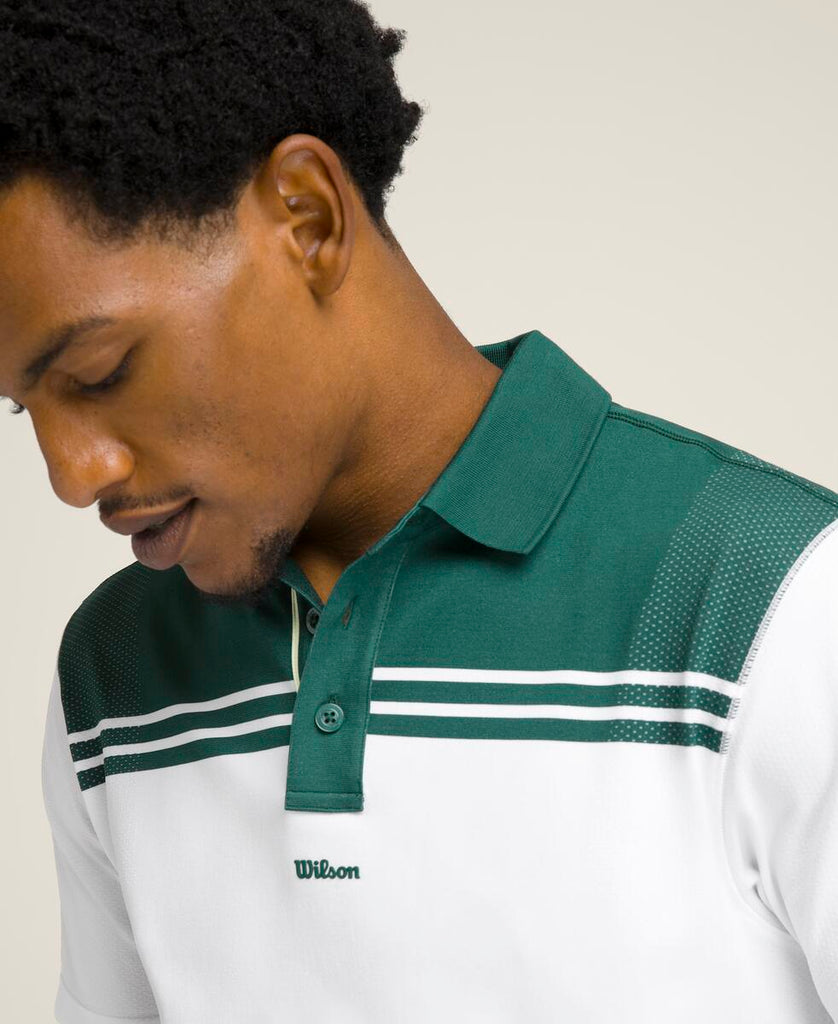 BRIEFING 緑 ポロシャツ ストライプ Wales Bonner ストライプ ポロシャツ | グリーン | FARFETCH JP