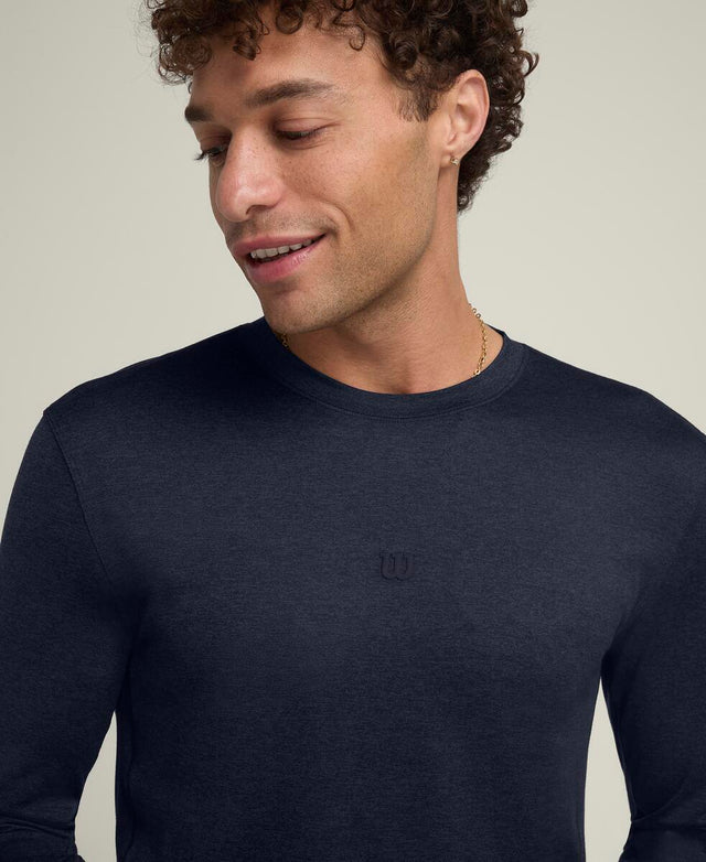 エブリデイ パフォーマンス ロングスリーブ Tシャツ - クラシックネイビー