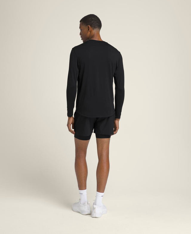 エブリデイ パフォーマンス ロングスリーブ Tシャツ - ブラック