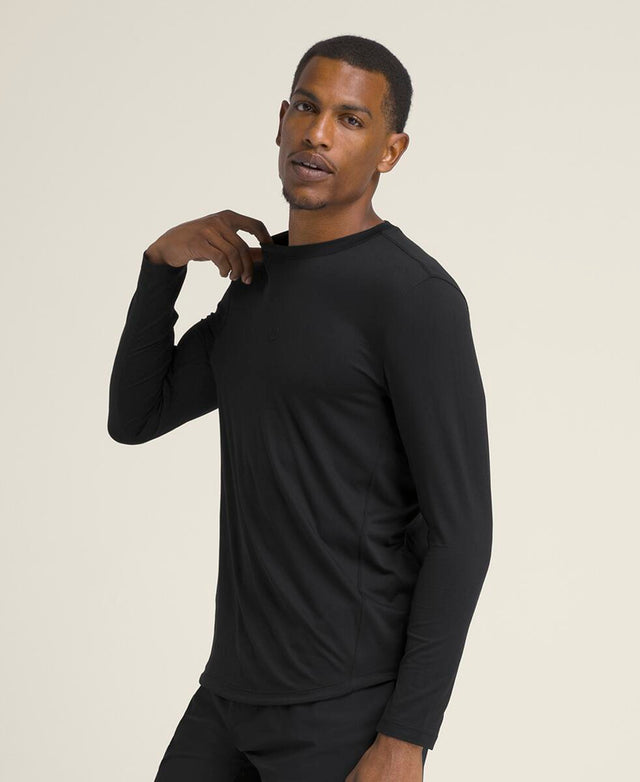 エブリデイ パフォーマンス ロングスリーブ Tシャツ - ブラック