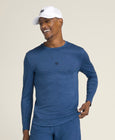 エブリデイ パフォーマンス ロングスリーブ Tシャツ - コートブルー