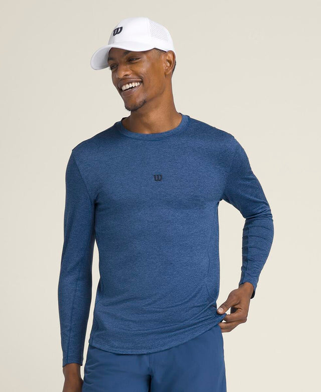 エブリデイ パフォーマンス ロングスリーブ Tシャツ - コートブルー
