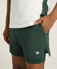 セットポイントショートパンツ5インチ（インナー付き）-シカモア