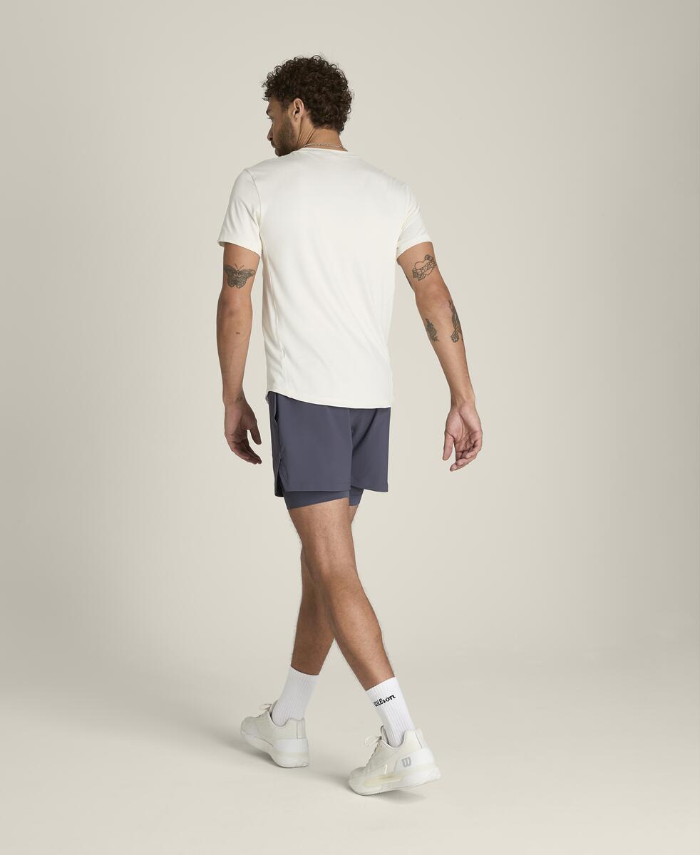セットポイント ショートパンツ 5インチ（インナー付き） by Wilson