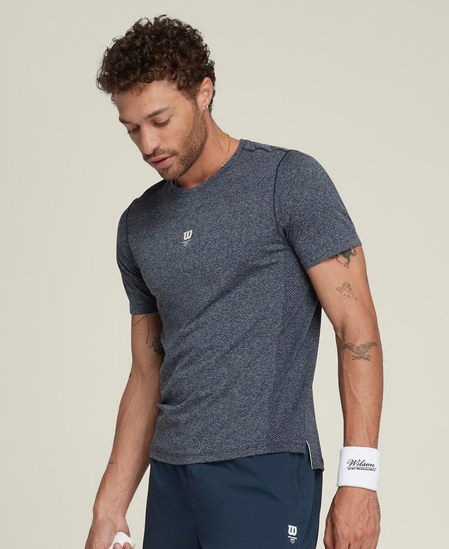 ブレイクポイント シームレス Tシャツ  -  クラシックネイビー