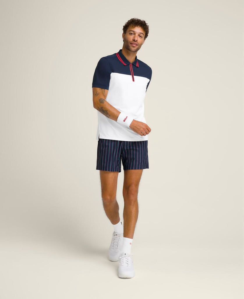ホワイト ポロシャツ ネイビー　Wilson WM00143511GNG_7_ALL_SEASONS_PO