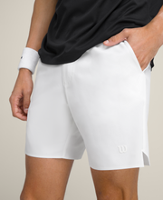 ESSENTIALS ホワイト ショートパンツ M トーナメントプロ ショートパンツ 7インチ - ホワイト by Wilson