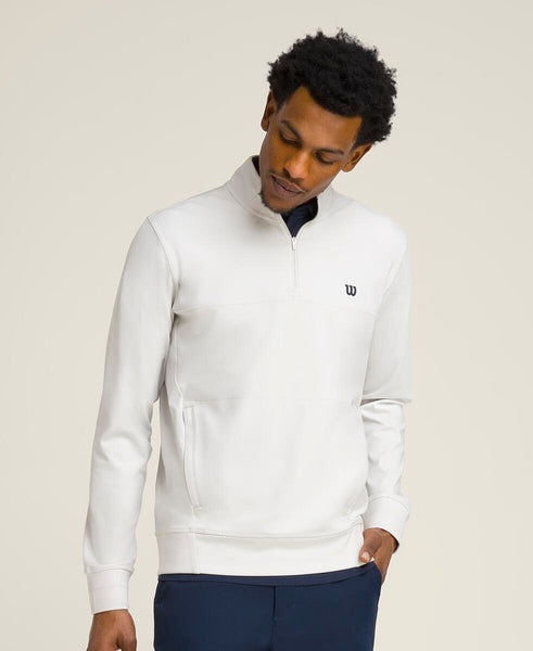 50%OFF】The OC ハーフジップ - ストーンベージュ by Wilson Japan