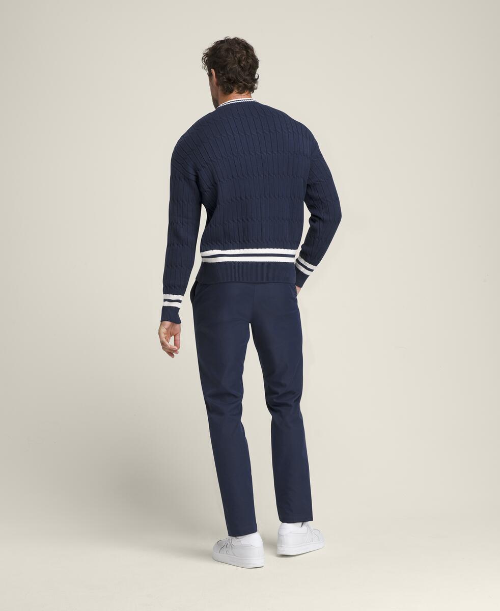 【30%OFF】ケーブルクルー セーター