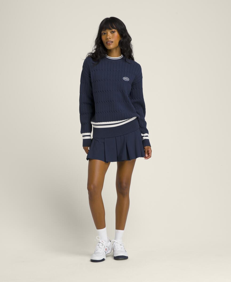 【30%OFF】ケーブルクルー セーター